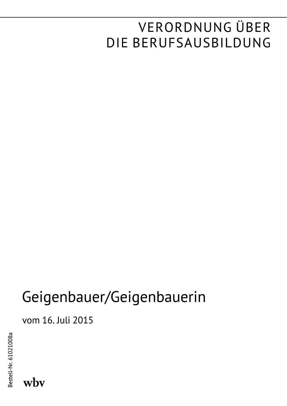 Geigenbauer/Geigenbauerin
