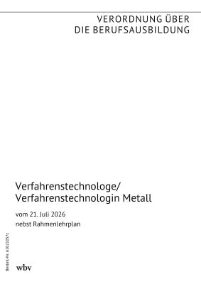 Verfahrenstechnologe / Verfahrenstechnologin Metall