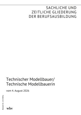 Technischer Modellbauer / Technische Modellbauerin