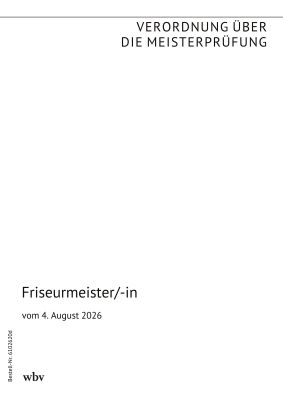 Friseurmeister / Friseurmeisterin
