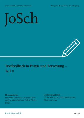Ausgabe 28: Textfeedback in Praxis und Forschung - Teil II