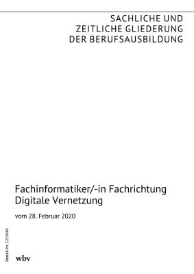Fachinformatiker/-in Fachrichtung Digitale Vernetzung