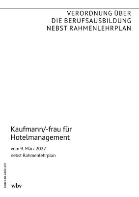 Kaufmann/-frau für Hotelmanagement