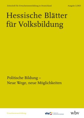 Politische Bildung – Neue Wege, neue Möglichkeiten
