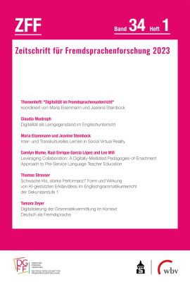 Zeitschrift für Fremdsprachenforschung 1/2023