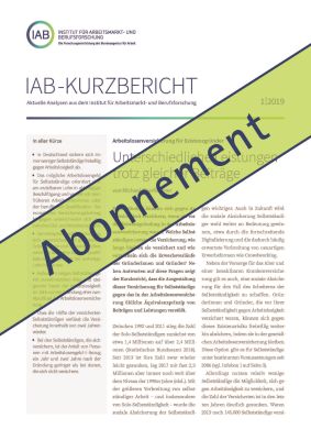 Abonnement "IAB-Kurzbericht"