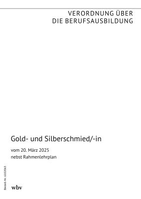 Gold und Silberschmied/-in