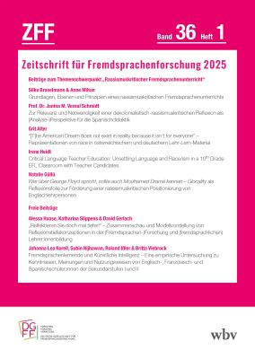 Zeitschrift für Fremdsprachenforschung 1/2025