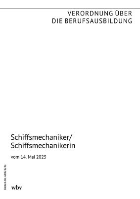 Schiffsmechaniker/Schiffsmechanikerin