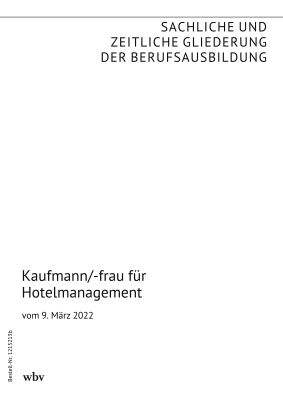 Kaufmann/-frau für Hotelmanagement